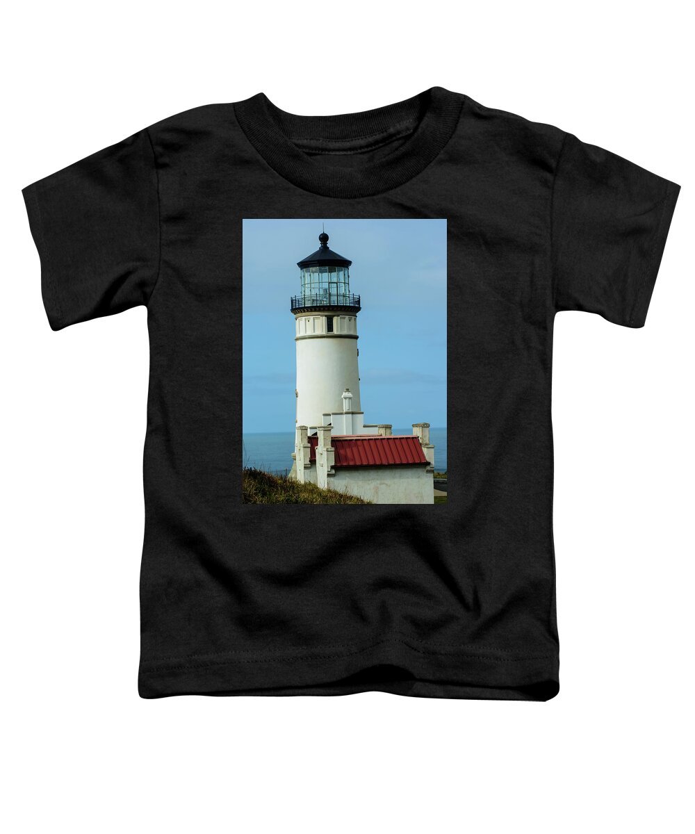 Lighthouse Toddler T-Shirt featuring the photograph North Head Lighthouse by Tikvah's Hope