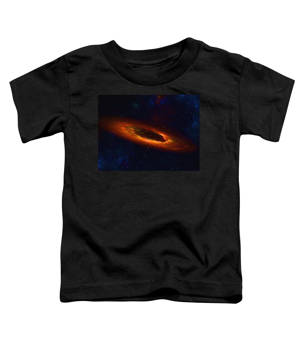 3d Toddler T-Shirt featuring the painting Object Fire Ring by George Art Gallery