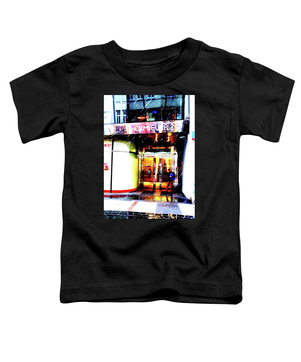 Office Toddler T-Shirt featuring the photograph Office Building Entrance In Warsaw, Poland 11 by John Siest