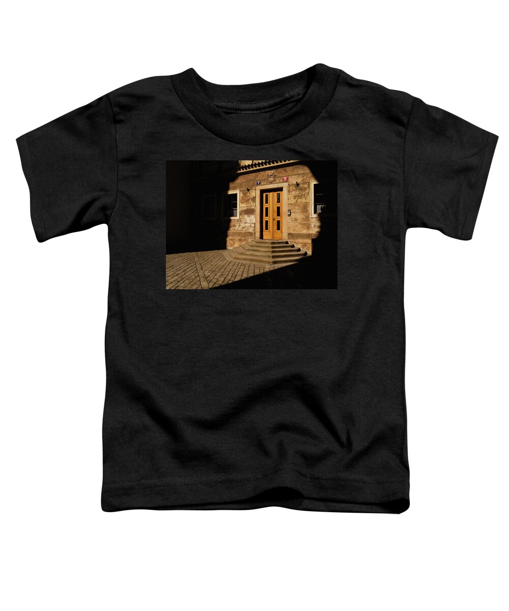 Prague Toddler T-Shirt featuring the photograph Old Prague House by Martin Vorel Minimalist Photography
