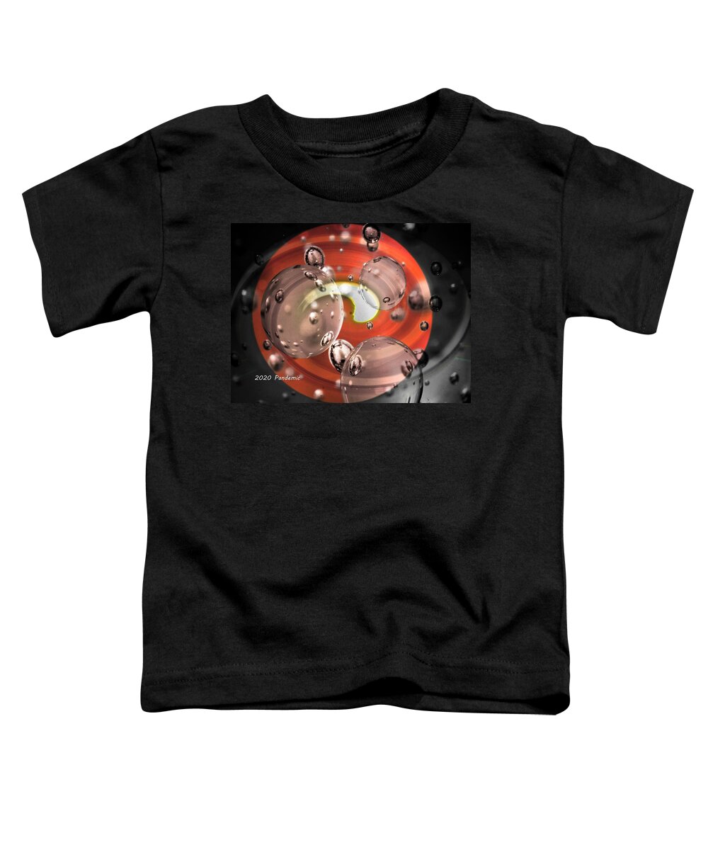 Pandemic Toddler T-Shirt featuring the photograph Pandemic by Athala Bruckner