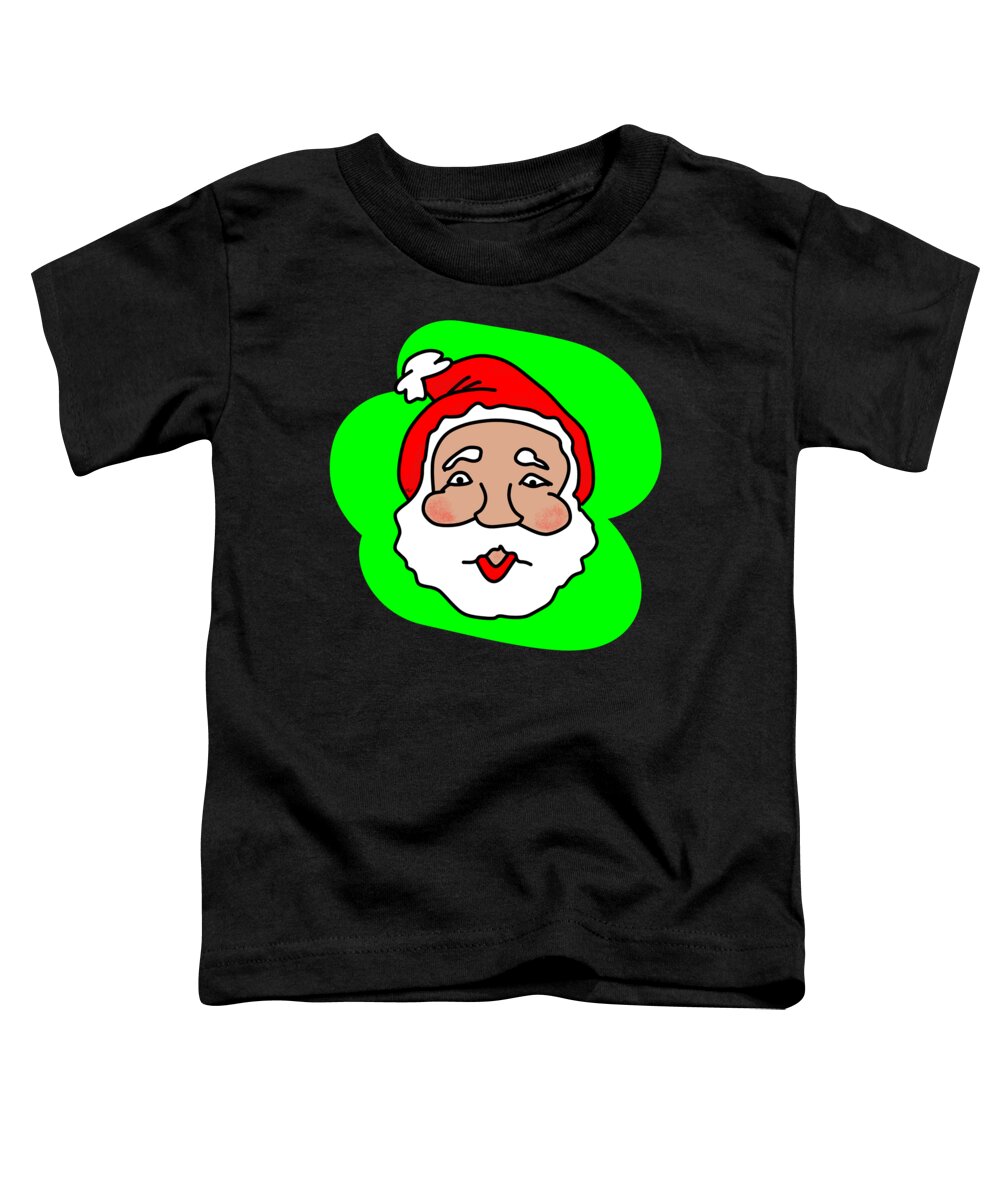 Santa Toddler T-Shirt featuring the digital art Papa Christmas - Christmas Art by Bill Ressl