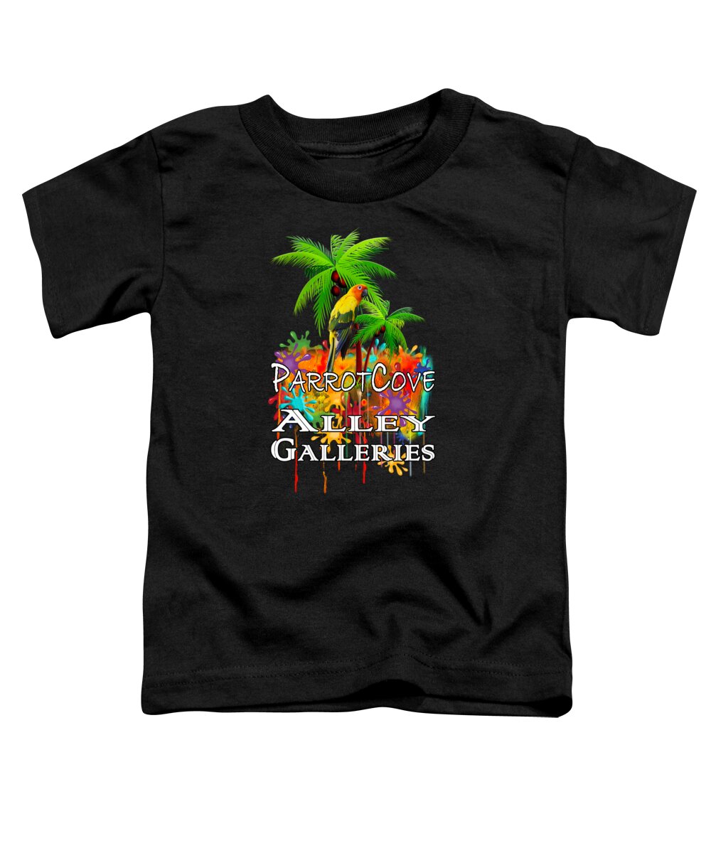 Parrot Toddler T-Shirt featuring the photograph Parrot Cove PNG by Debra and Dave Vanderlaan