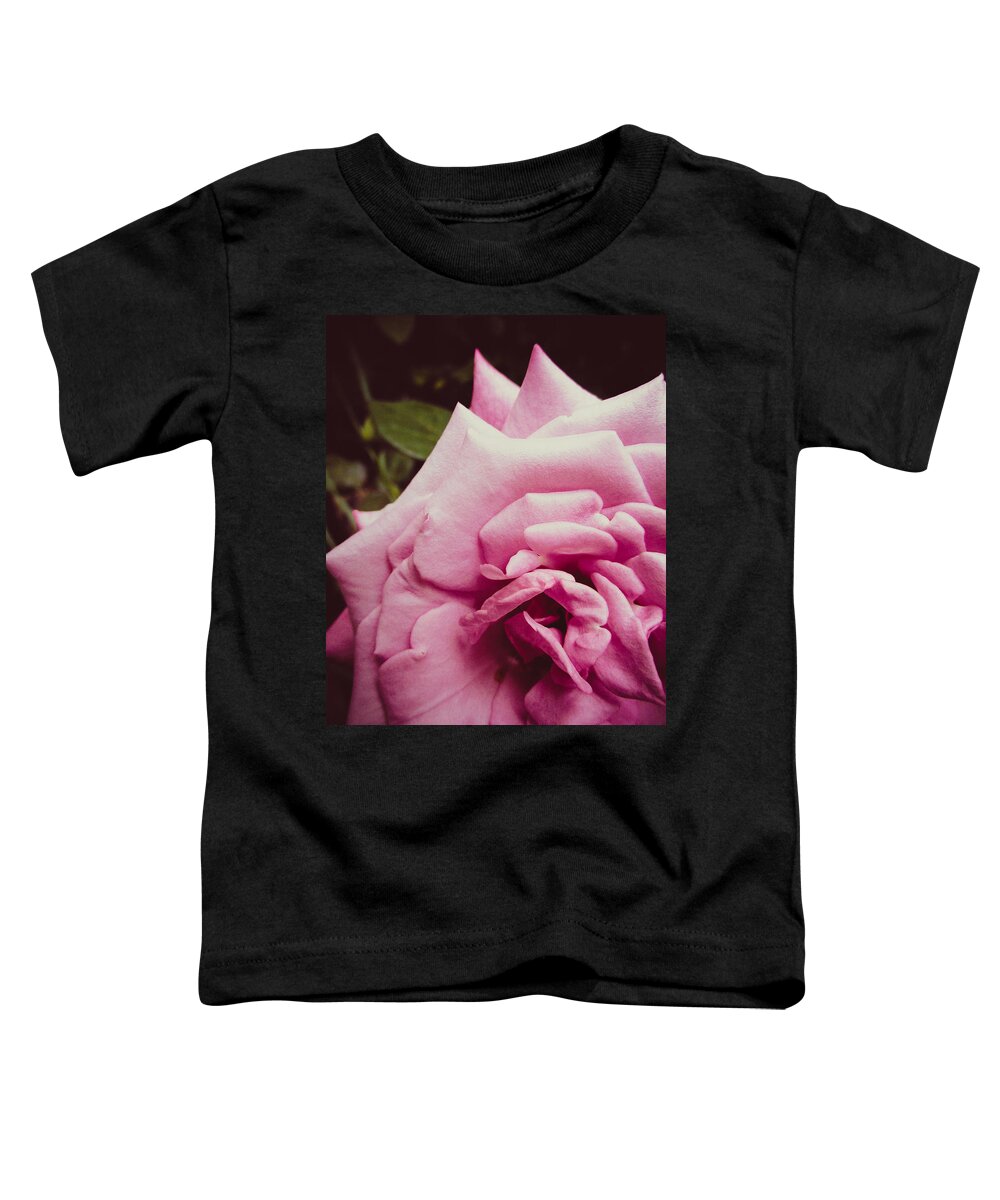 Rose Toddler T-Shirt featuring the photograph Pink Rose by W Craig Photography