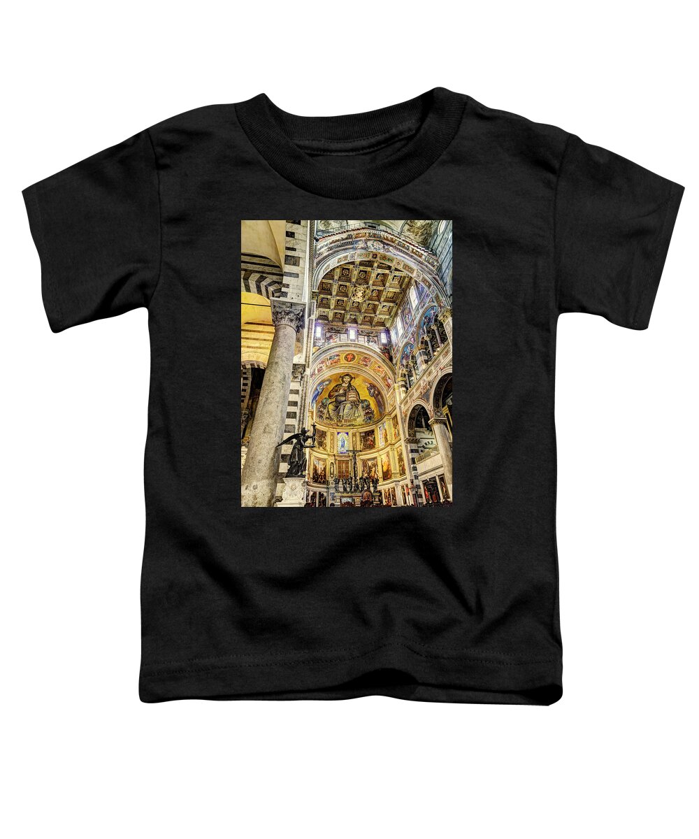 Pisa Duomo Apse Toddler T-Shirt featuring the photograph Pisa Duomo Apse by Weston Westmoreland
