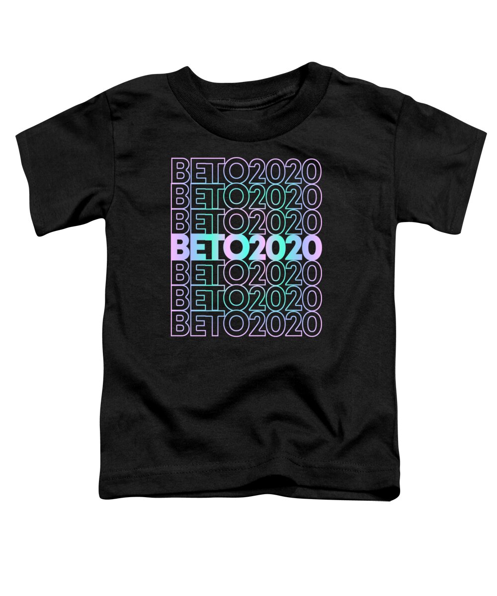 Cool Toddler T-Shirt featuring the digital art Retro Beto 2020 by Flippin Sweet Gear