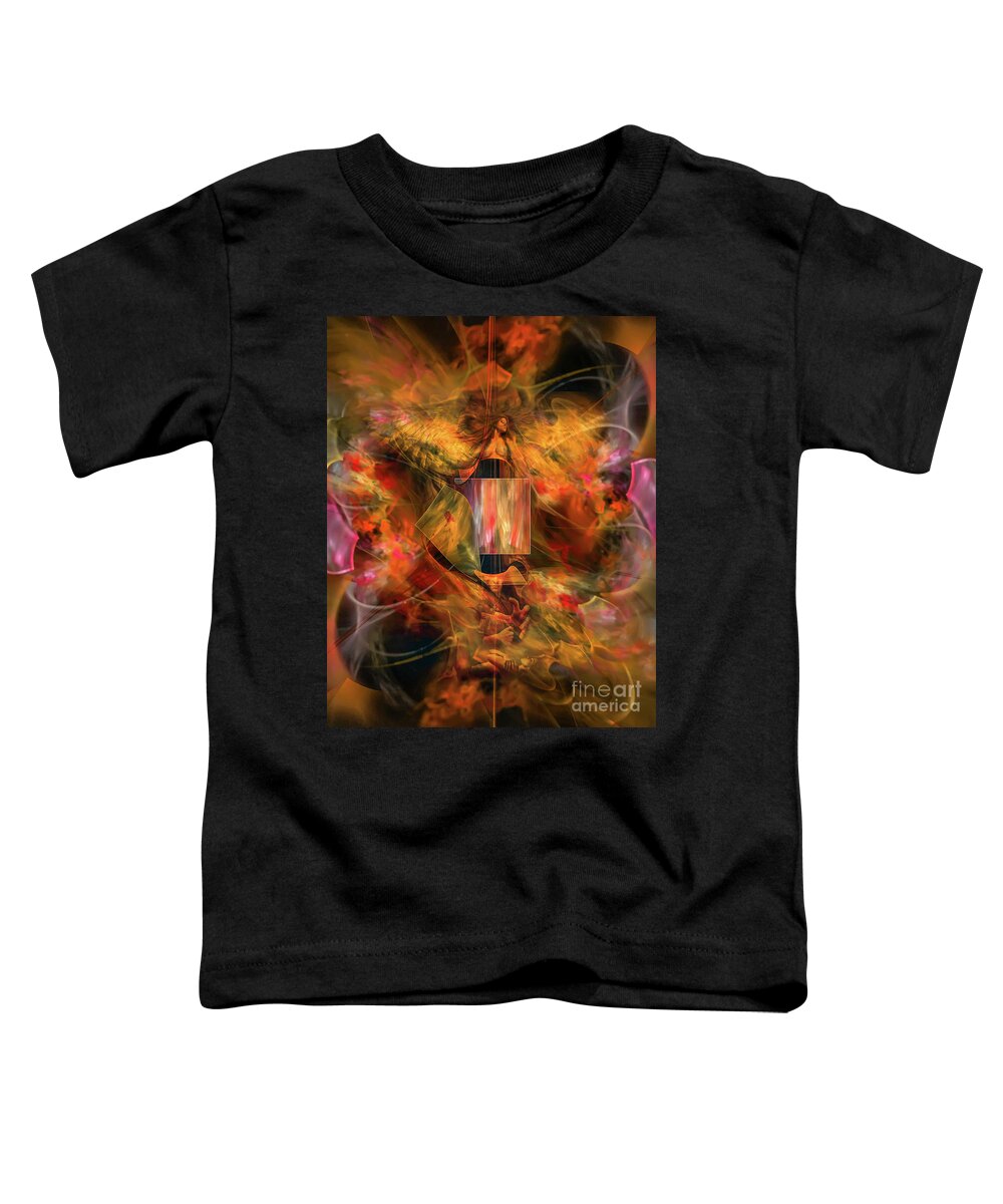 Surrealism Toddler T-Shirt featuring the digital art Rise Like A Phoenix by Olga Hamilton