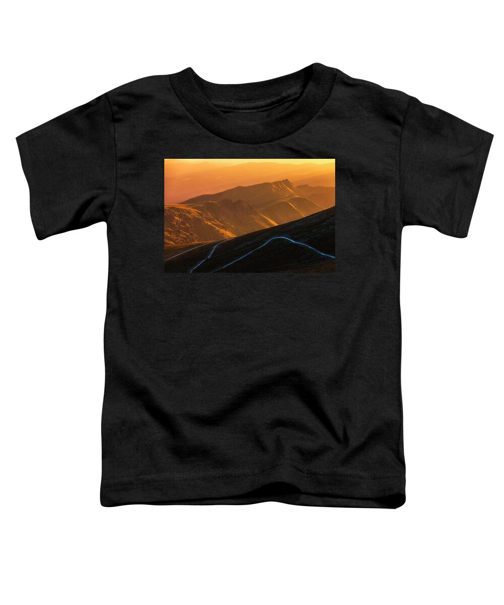 Balkan Mountains Toddler T-Shirt featuring the photograph Road To Middle Earth by Evgeni Dinev