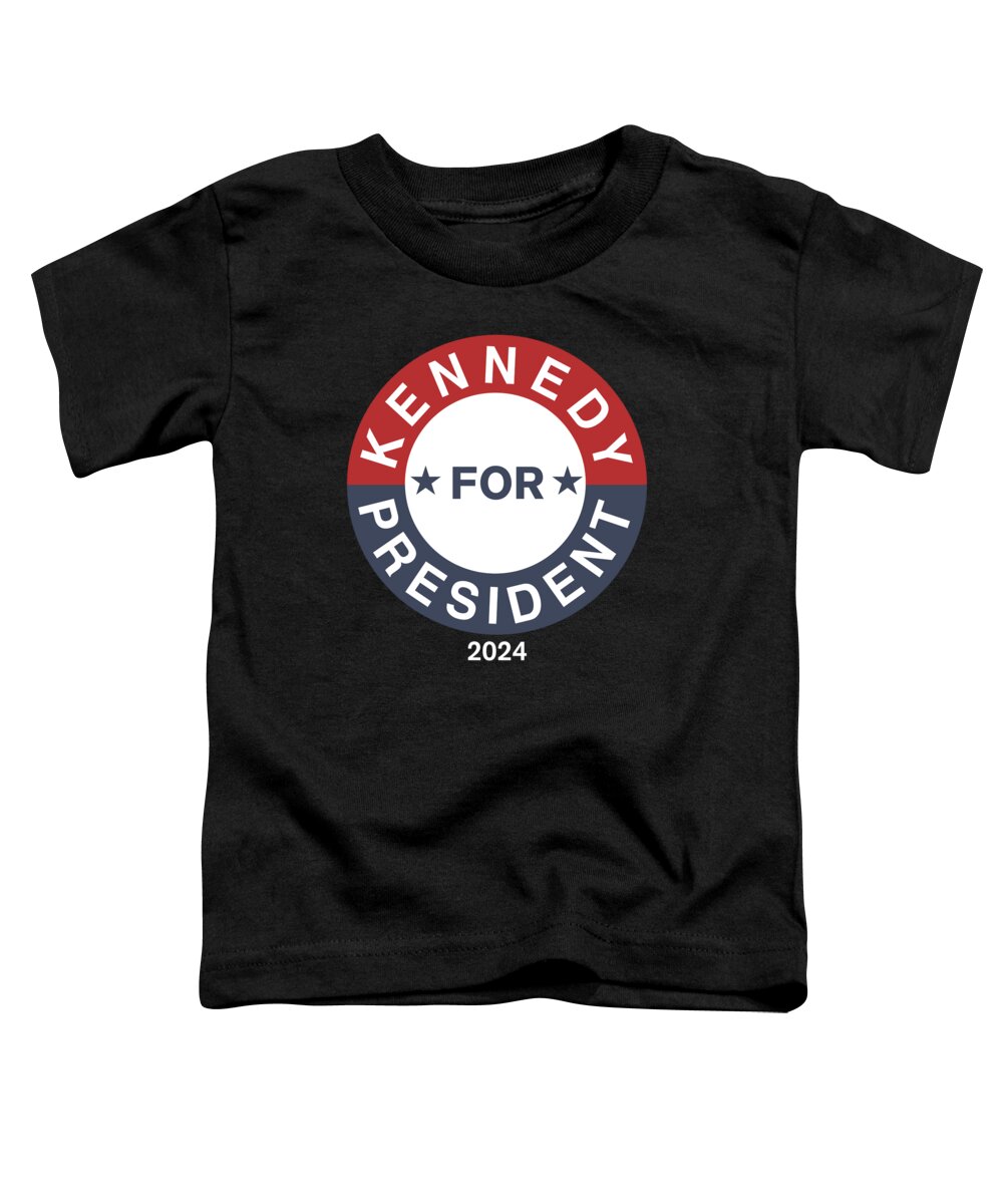 Cool Toddler T-Shirt featuring the digital art Robert F Kennedy RFK For President 2024 by Flippin Sweet Gear