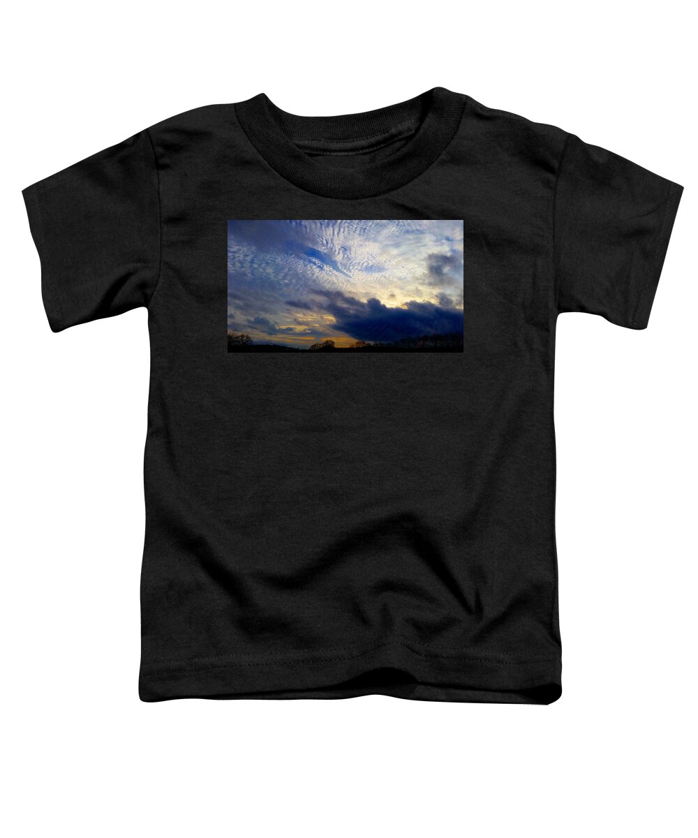 Sunset Toddler T-Shirt featuring the photograph Splendid Sunset 1/15/20 by Ally White