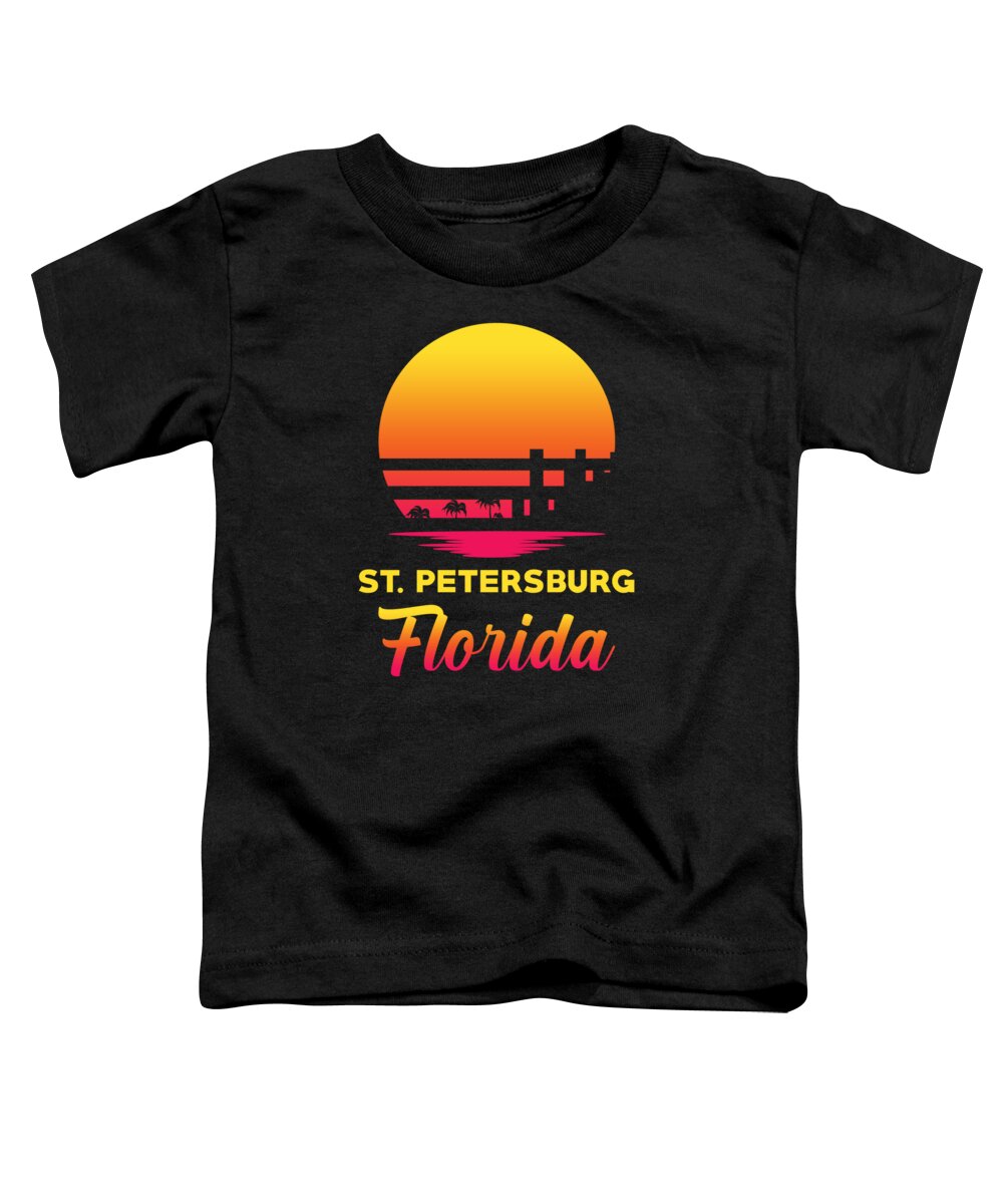 St. Petersburg Flordia Toddler T-Shirt featuring the digital art St. Petersburg Flordia by Manuel Schmucker