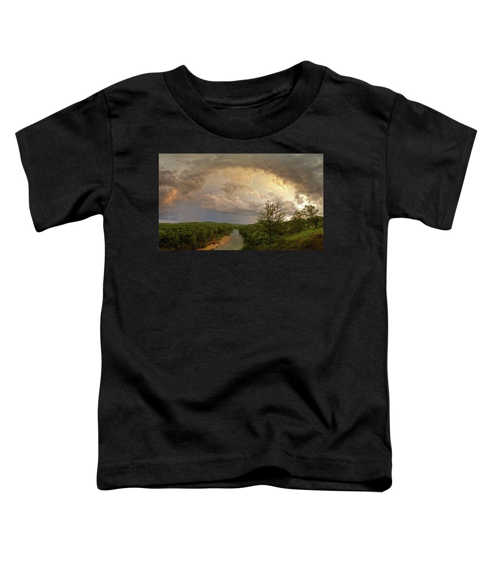 Storm Toddler T-Shirt featuring the photograph Storm at Owls Bend by Robert Charity