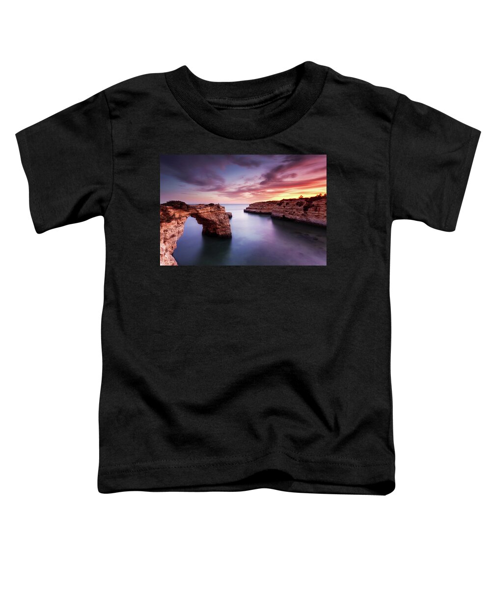 Sunset Toddler T-Shirt featuring the photograph Sunset whispers by Jorge Maia