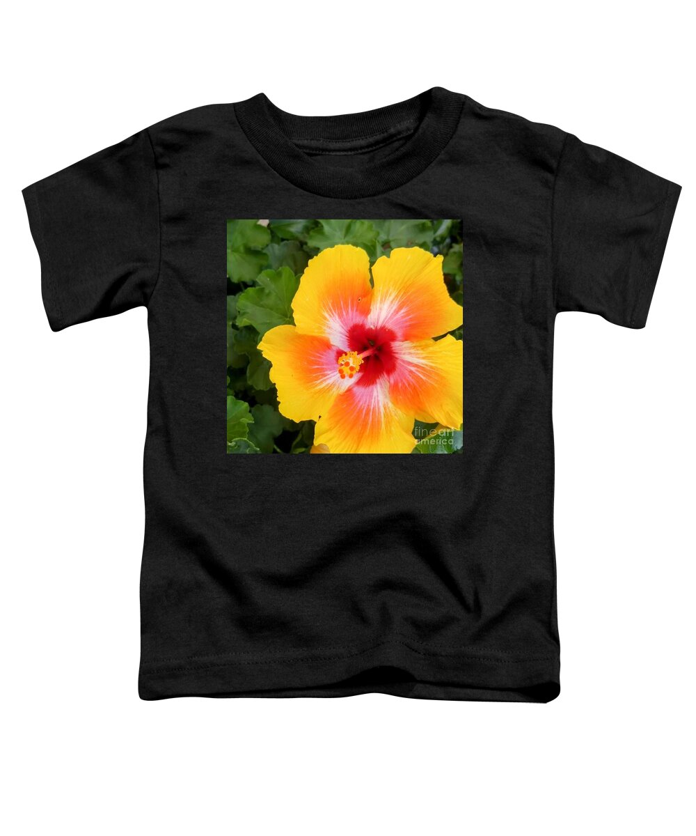 Hibiscus Toddler T-Shirt featuring the photograph Surreal Hibiscus by Holly Winn Willner