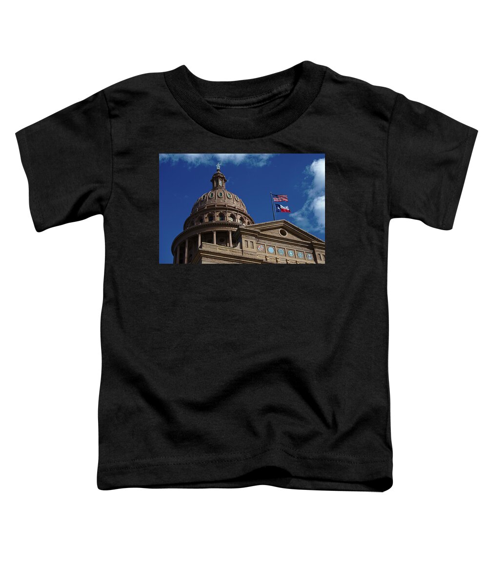 19th Century Style Toddler T-Shirt featuring the photograph Texas Capitol Building by Sean Hannon