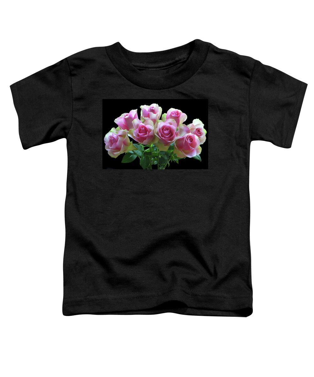Belle Roses Toddler T-Shirt featuring the photograph The Belle Bunch by Terence Davis