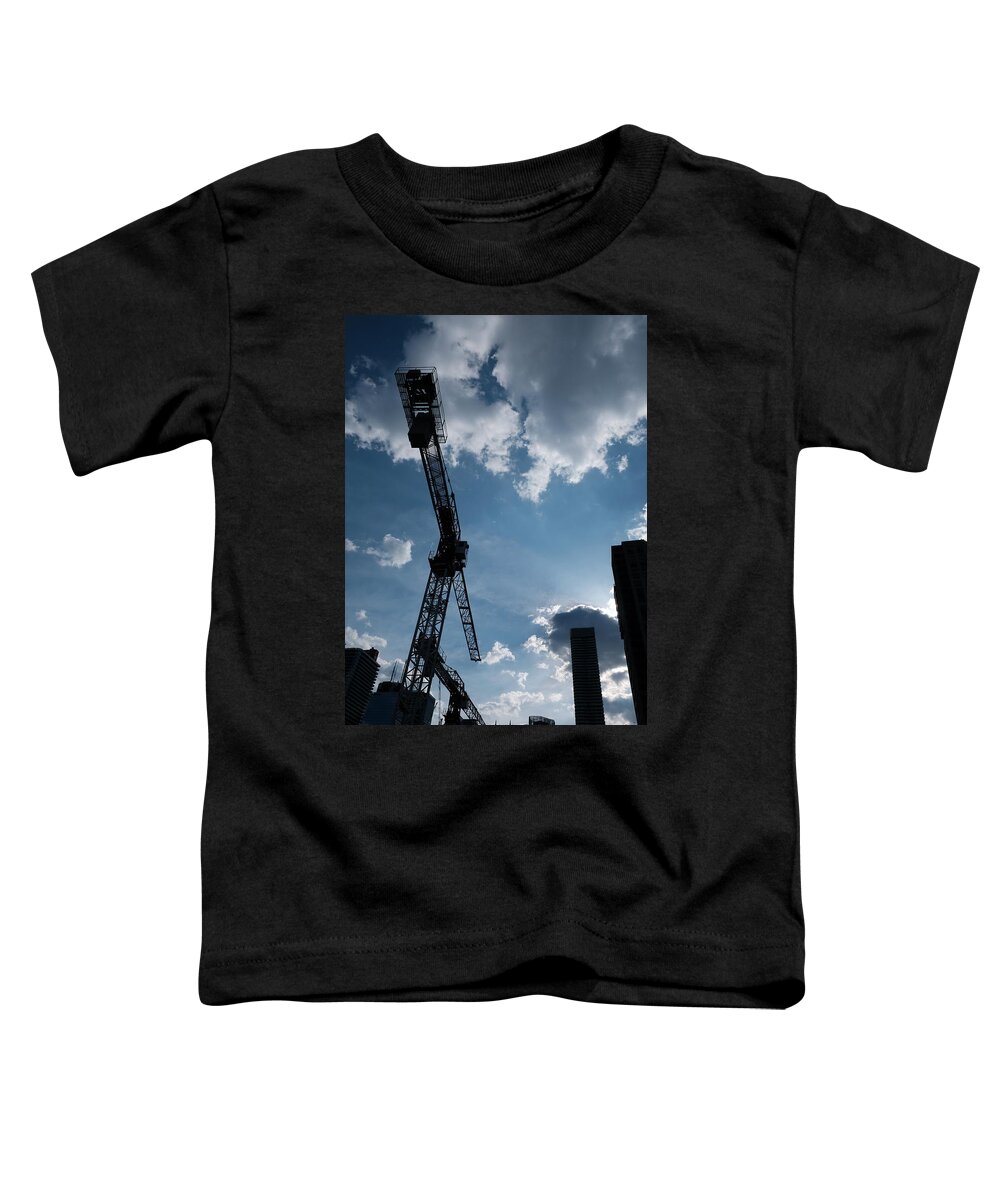 Sky Toddler T-Shirt featuring the photograph The Future Looks The Same by Kreddible Trout