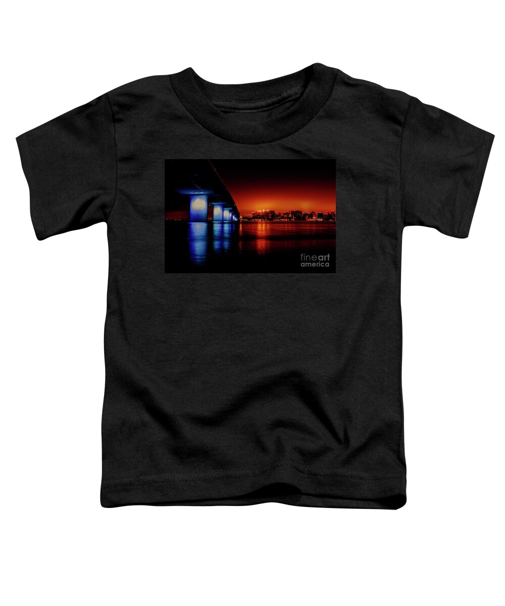 Sarasota Toddler T-Shirt featuring the photograph The Lights of Sarasota by Robert Stanhope