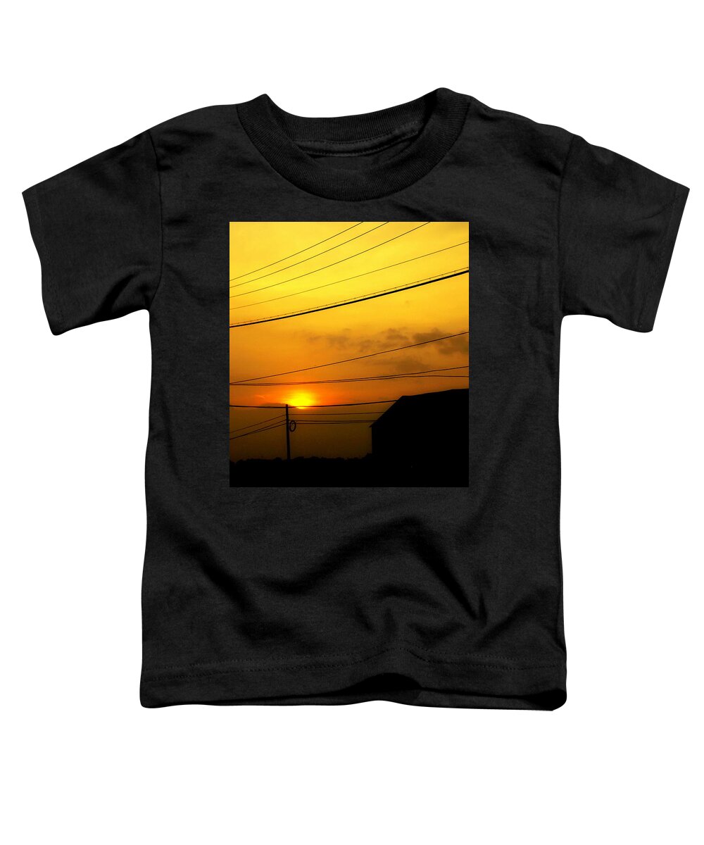 Sunset Toddler T-Shirt featuring the photograph The Things That Linger by Tami Quigley