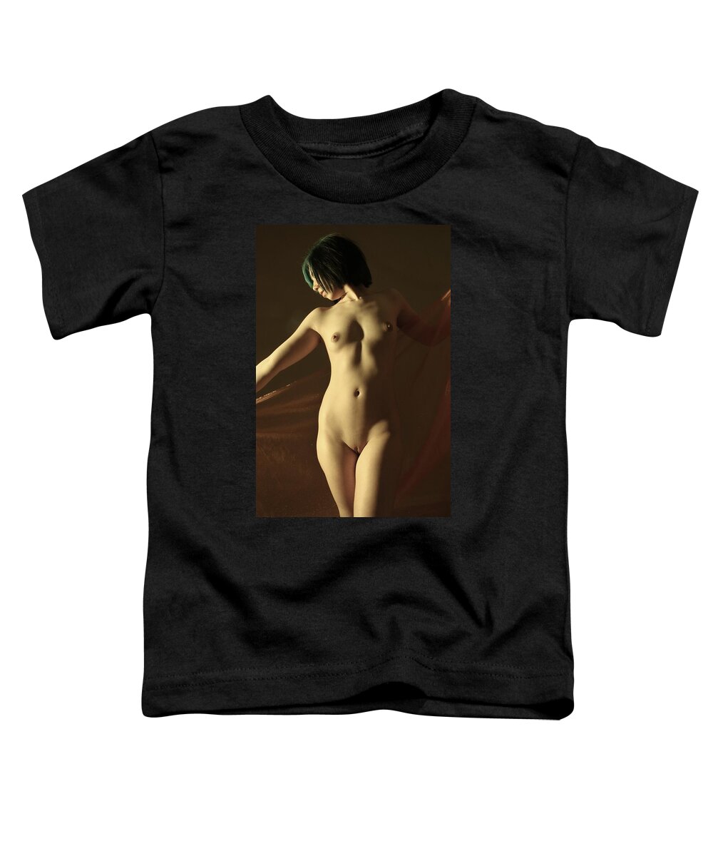 Nude Toddler T-Shirt featuring the photograph The Unveiling by Joe Kozlowski