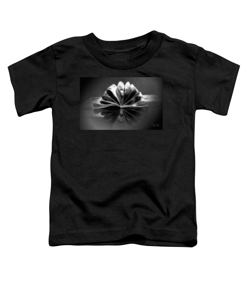Semi Abstract Toddler T-Shirt featuring the photograph This Is The Way These Pages Roll by Rene Crystal