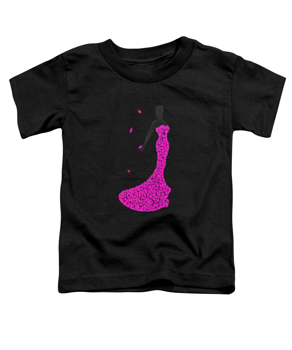 Elegant Toddler T-Shirt featuring the mixed media Total Elegance by Scott Fulton
