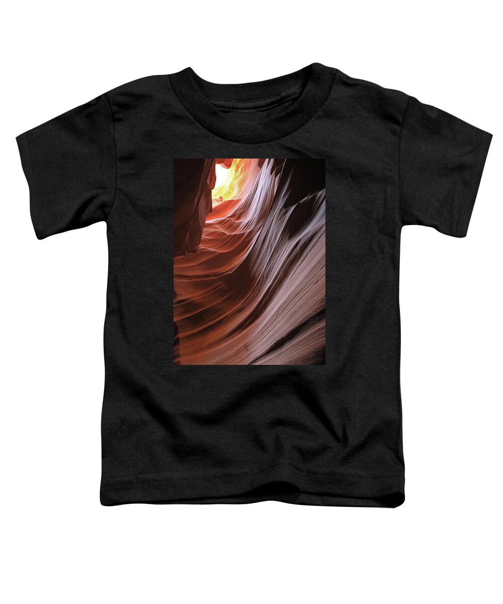 Antelope Canyon Toddler T-Shirt featuring the photograph Upper Antelope Canyon 4 by Richard Krebs