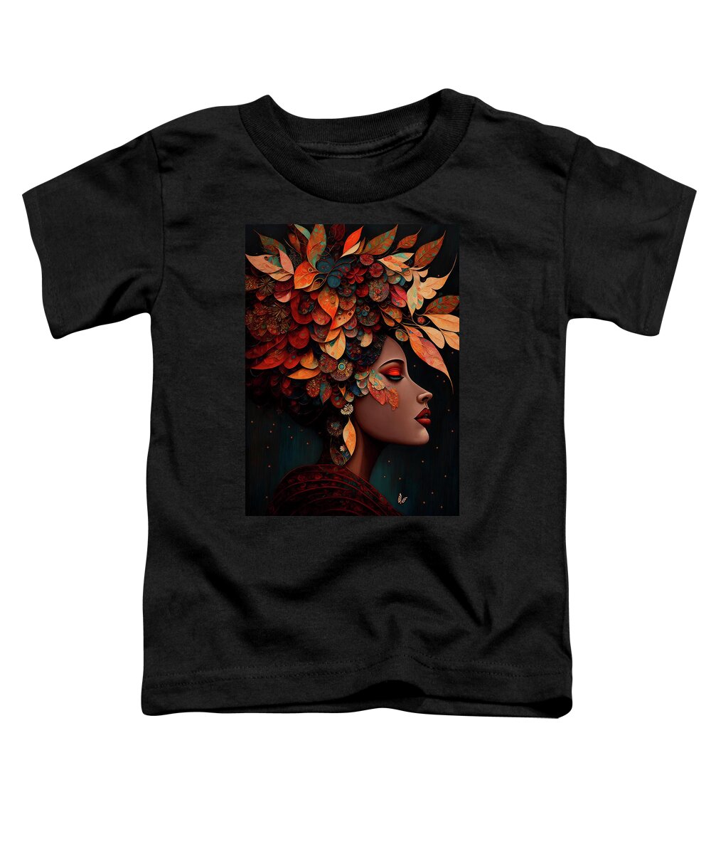 Models Toddler T-Shirt featuring the digital art Waiting to Walk the Runway by Peggy Collins