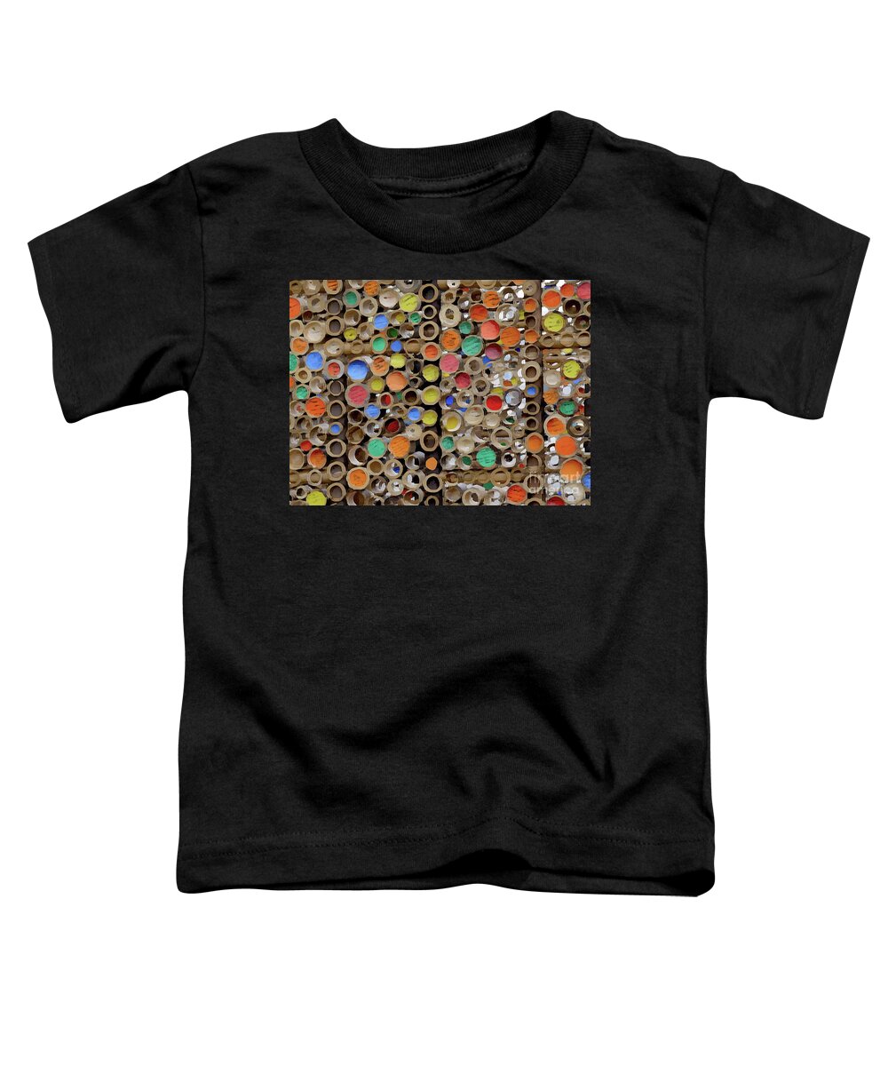 Art Toddler T-Shirt featuring the digital art Wall Art by On da Raks