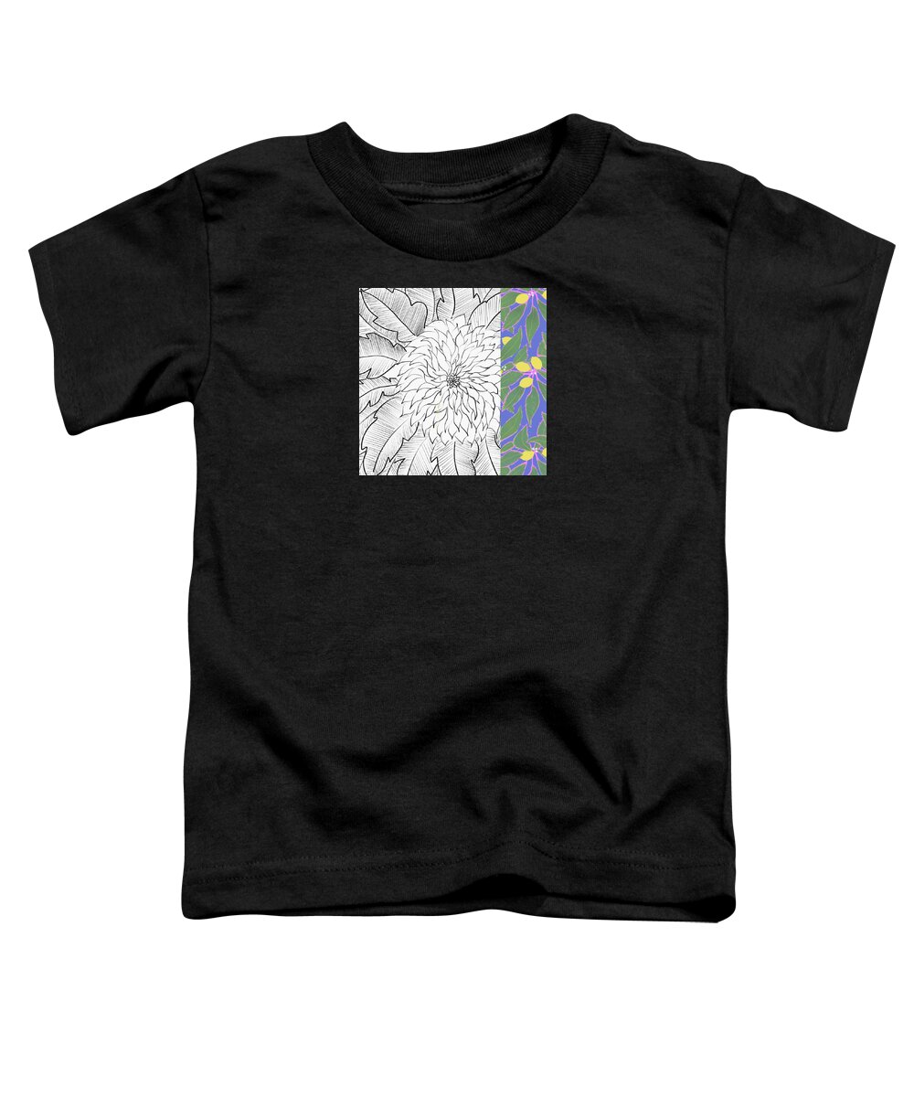  Toddler T-Shirt featuring the digital art What Ever You Touch Is Touching You by Steve Hayhurst