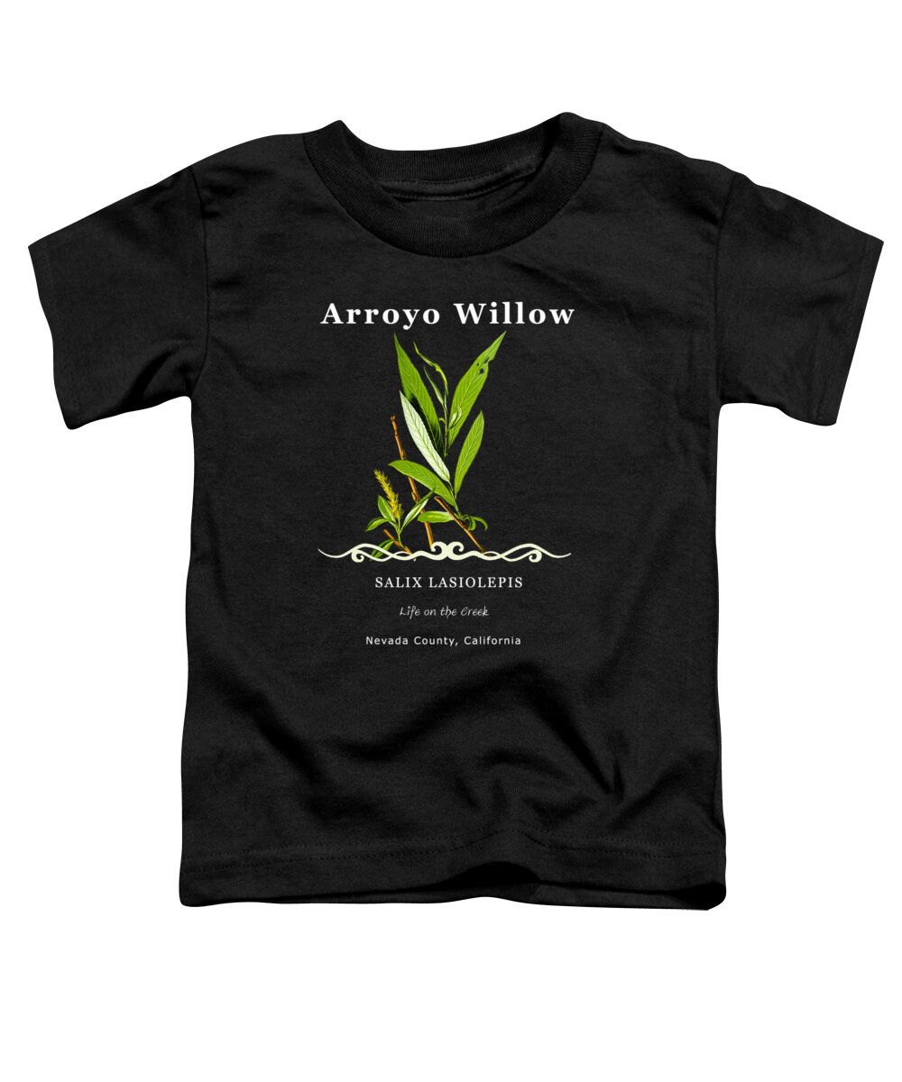 Arroyo Willow Toddler T-Shirt featuring the digital art Willow by Lisa Redfern