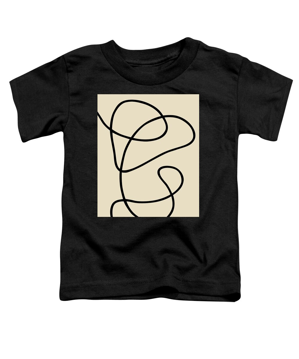 Nikita Coulombe Toddler T-Shirt featuring the painting Wind Up by Nikita Coulombe