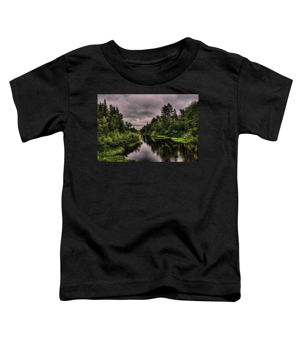 Upnorth Toddler T-Shirt featuring the photograph Wisconsin River Headwaters by Dale Kauzlaric