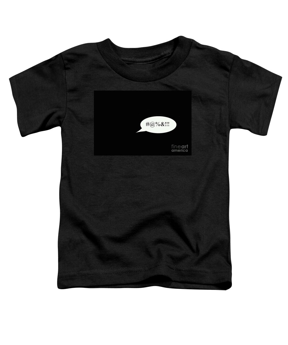 Mask Toddler T-Shirt featuring the photograph Word Balloon by Dan Holm
