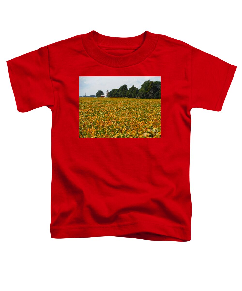 Beans For Harvest Toddler T-Shirt featuring the photograph Beans For Harvest #2 by Paddy Shaffer
