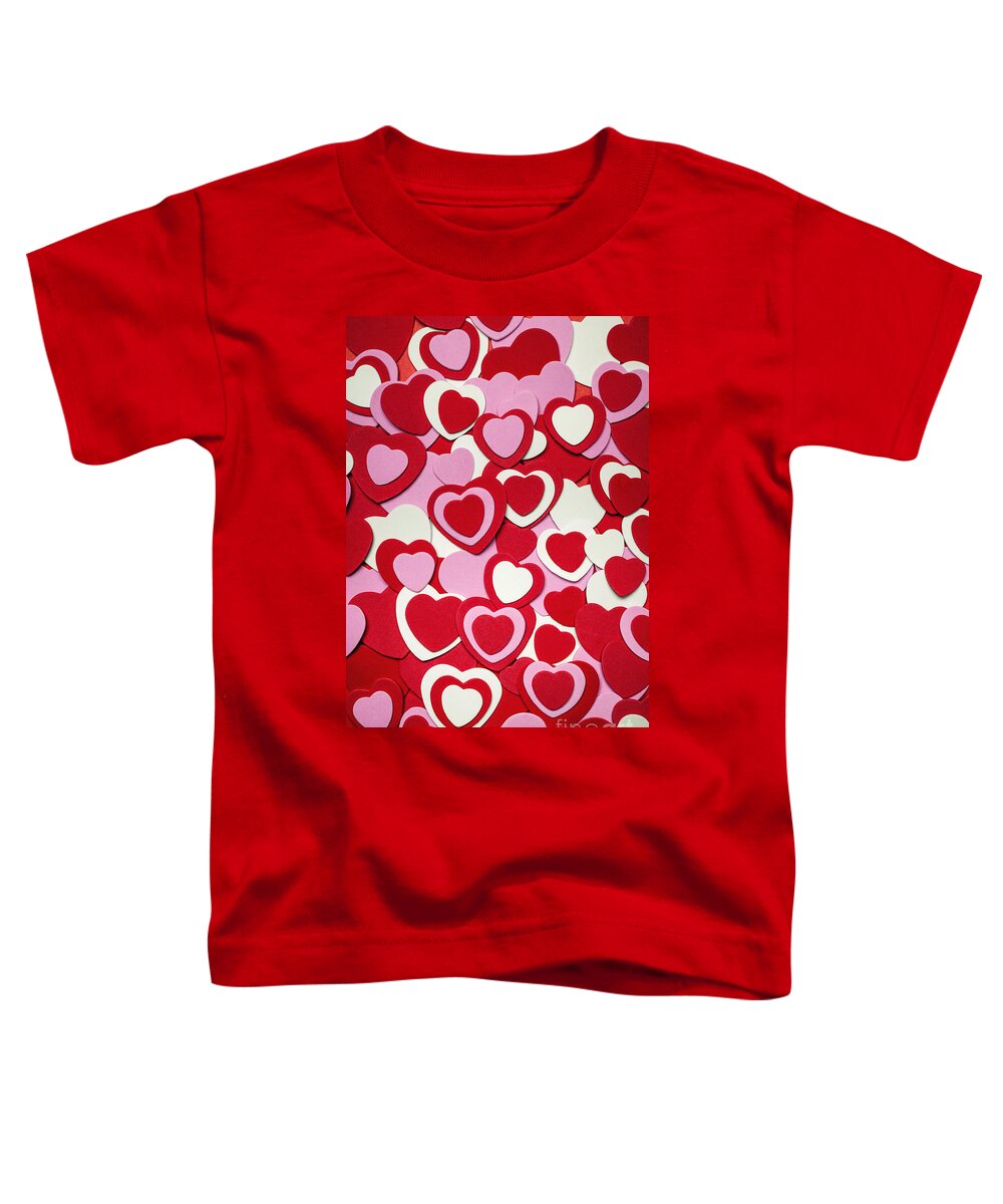 Hearts Toddler T-Shirt featuring the photograph Valentines day hearts 3 by Elena Elisseeva