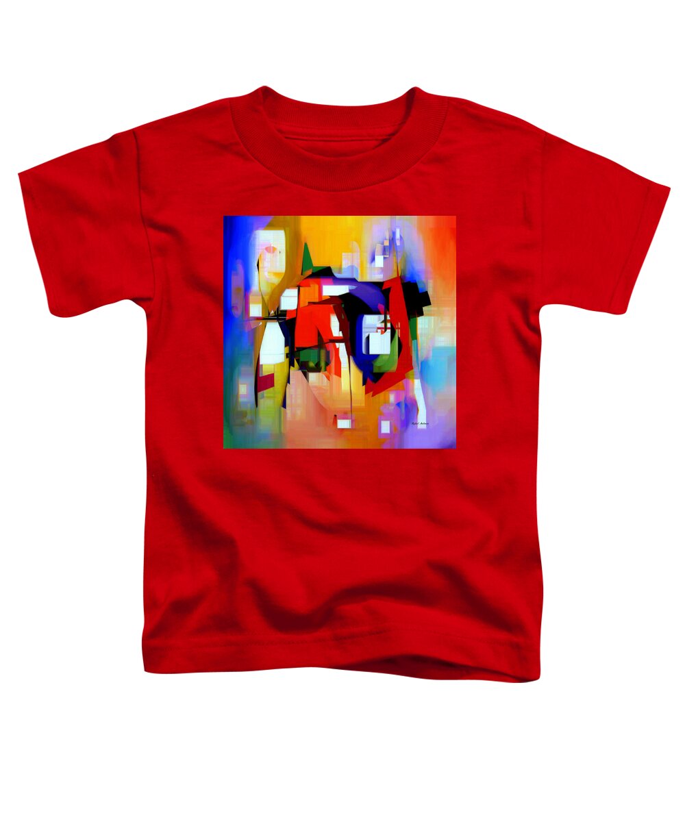 Abstract Toddler T-Shirt featuring the digital art Abstract Series IV #13 by Rafael Salazar