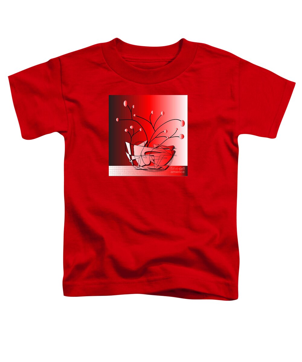 Illustration Toddler T-Shirt featuring the drawing Simplicity by Iris Gelbart