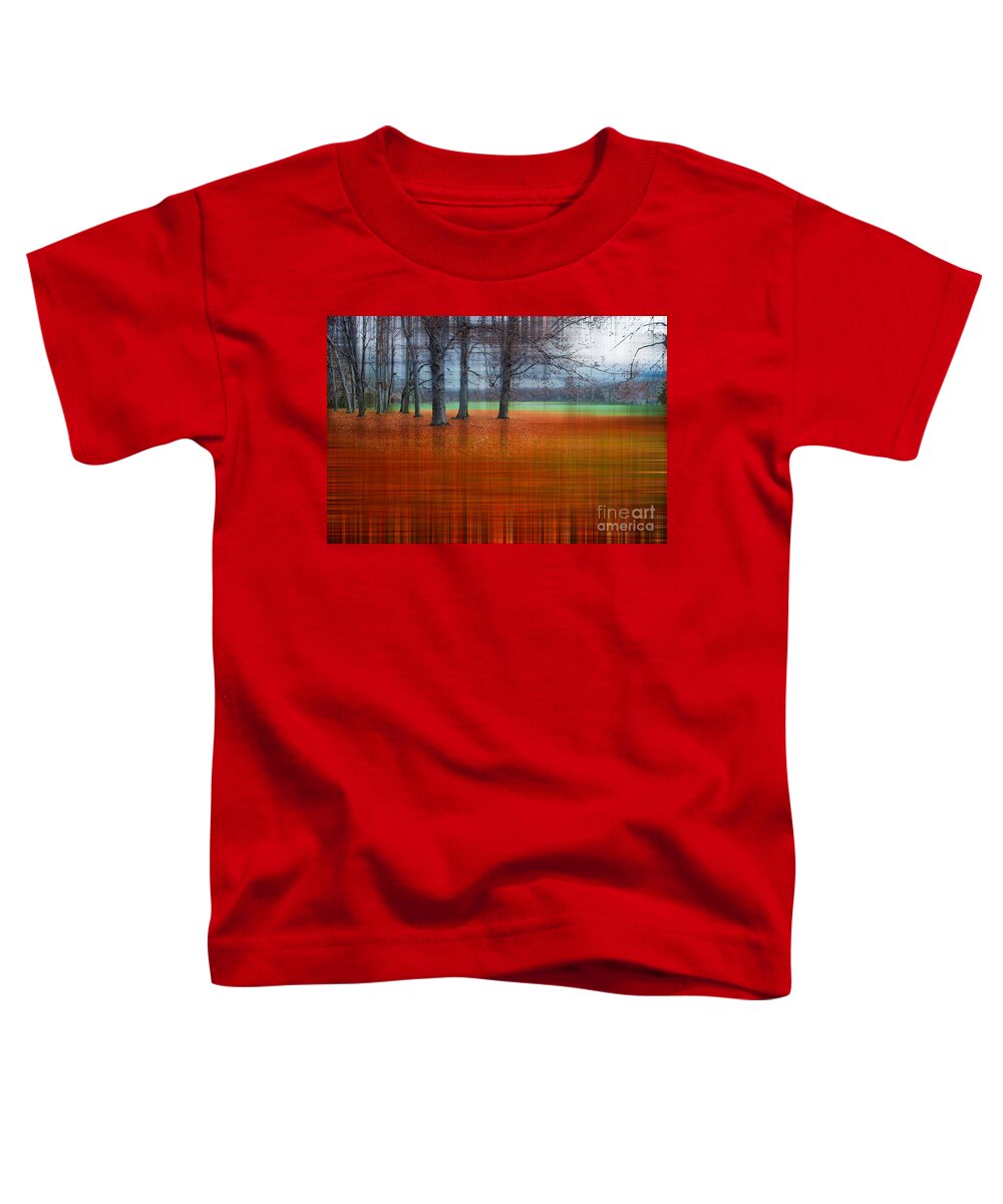 Abstract Toddler T-Shirt featuring the photograph abstract atumn II by Hannes Cmarits