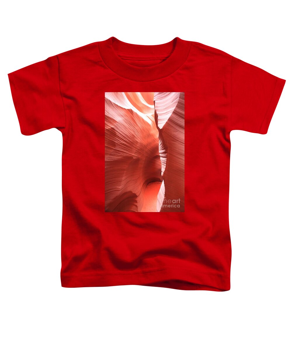 Arizona Slot Canyon Toddler T-Shirt featuring the photograph Antelope Passage by Adam Jewell