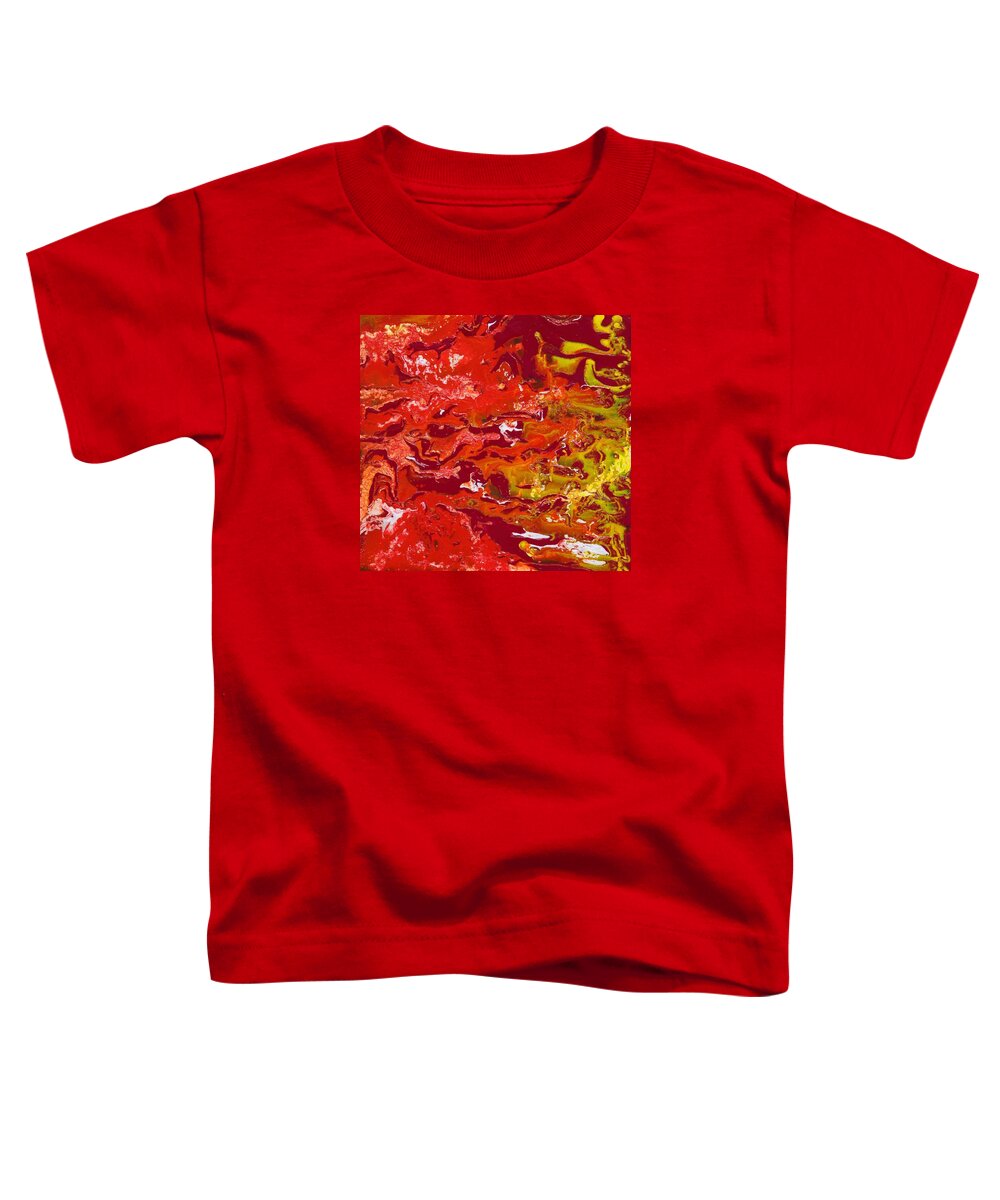 Fusionart Toddler T-Shirt featuring the painting Caliente by Ralph White