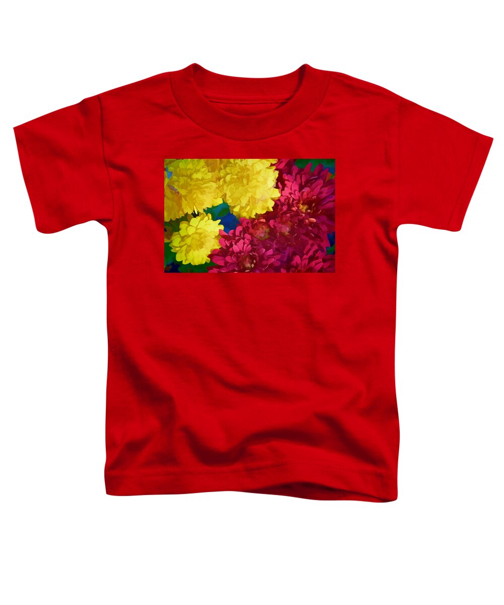 Floral Toddler T-Shirt featuring the photograph Color 146 by Pamela Cooper