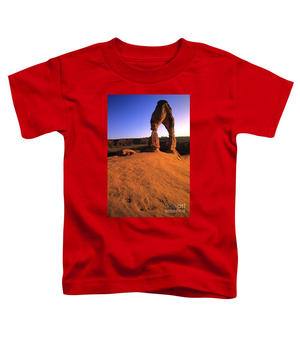 Delicate Arch Toddler T-Shirt featuring the photograph Delicate Arch by Bob Christopher