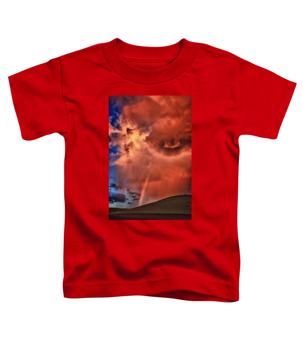 Strange Toddler T-Shirt featuring the photograph Eye of the Storm by Beth Sargent