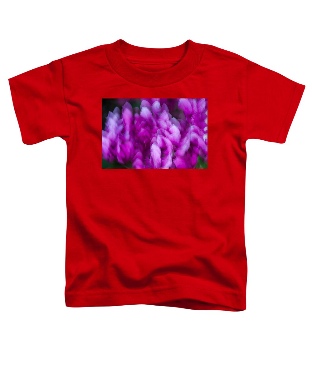 Multiple Exposure Toddler T-Shirt featuring the photograph Ginter's Wonderful Petals by Georgette Grossman