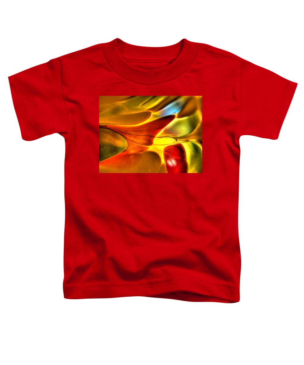 Colored Toddler T-Shirt featuring the photograph Glass and Light by Charles Hite