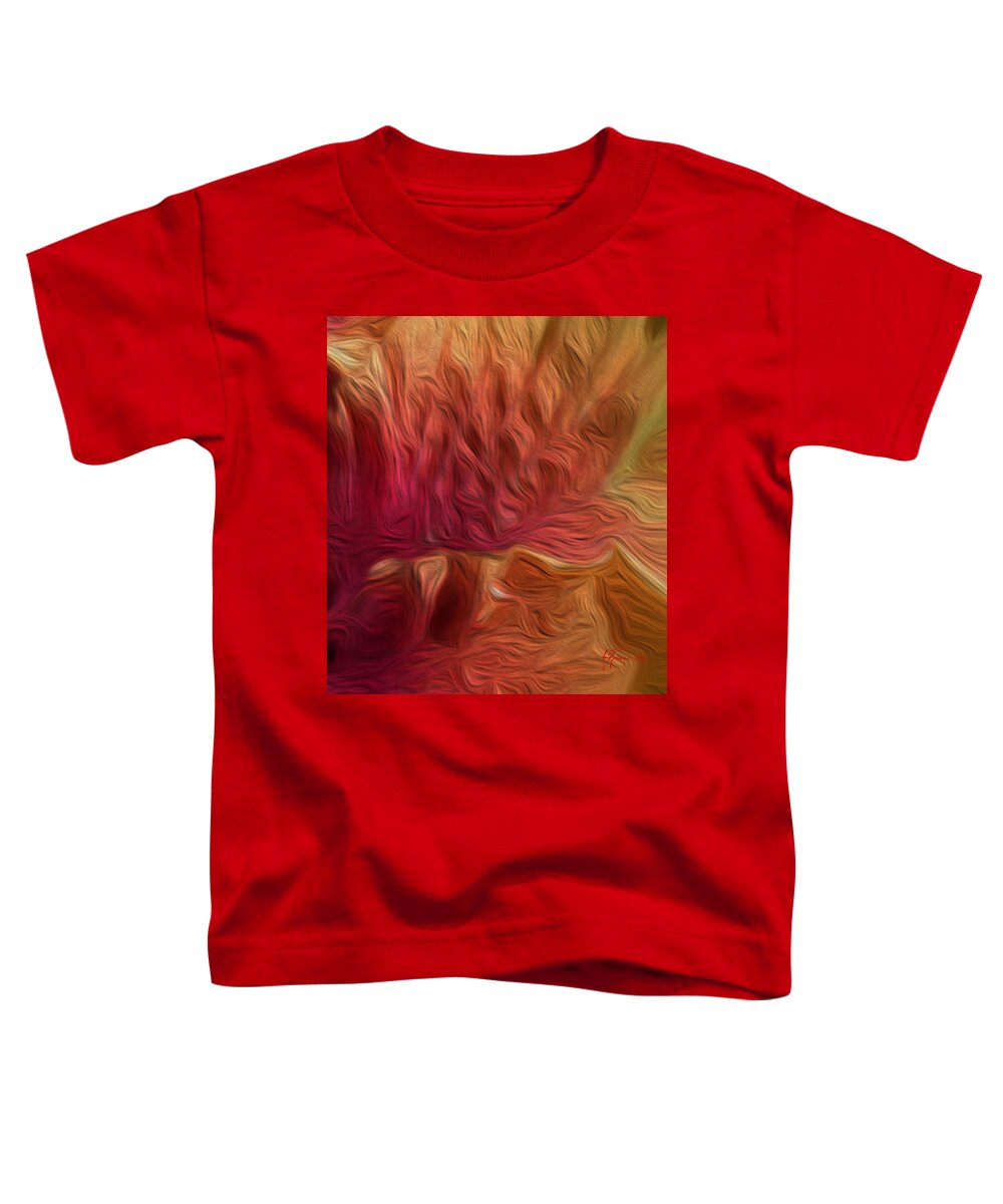 Acrylic Toddler T-Shirt featuring the painting Hibiscus Right Panel by Vincent Franco