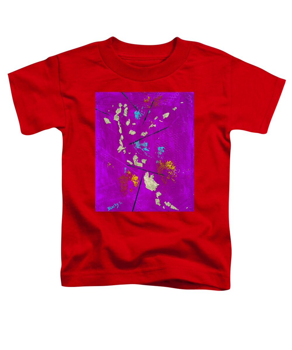Japanese Toddler T-Shirt featuring the painting Japanese Tea Garden by Donna Blackhall