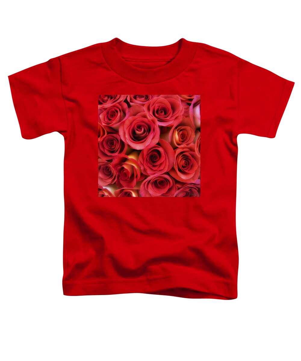 Nature Toddler T-Shirt featuring the photograph Multi Rose 1 by Joseph Hedaya