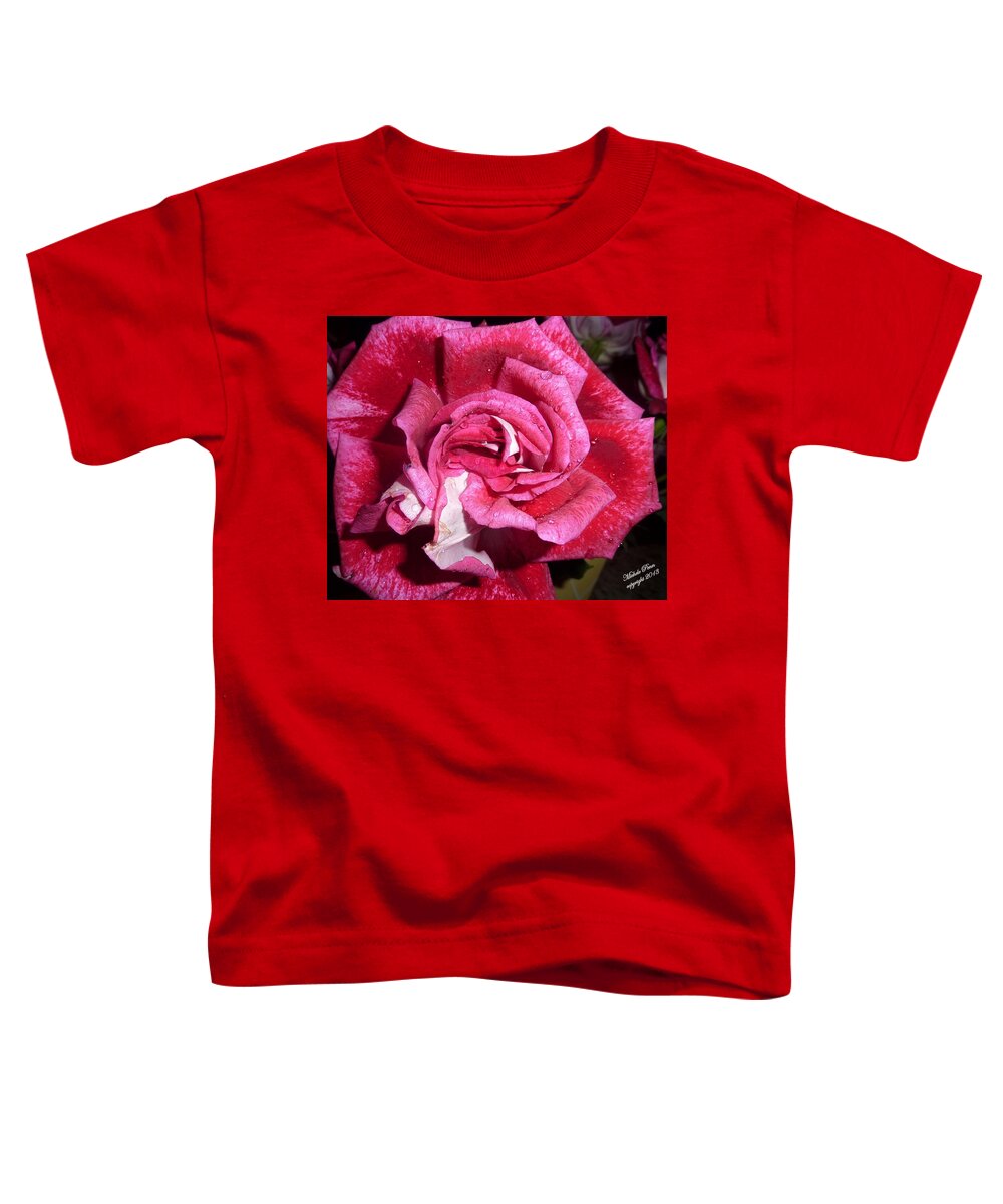 Red Rose Toddler T-Shirt featuring the photograph Red Beauty 2 by Michele Penn